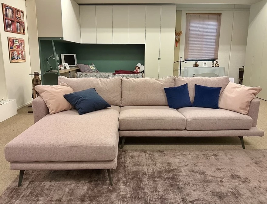 Divano Chaise-longue Philip.77 di Doimo Salotti