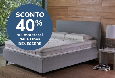 Materassi Dorelan Linea Benessere scontati del 40%